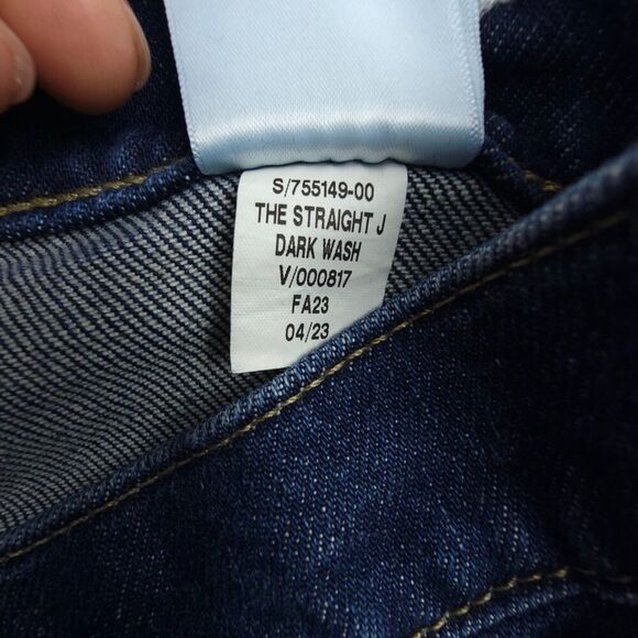 NEW Banana Republic The Straight Jeans Dark Wash Denim 28 Quiet Luxury Old Money - Picture 10 of 11